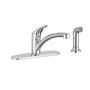 Colony Pro Single Handle Kitchen Faucet - Includes Side Spray and Escutcheon Plate