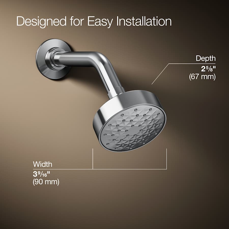 Awaken 1.5 GPM Single Function Shower Head