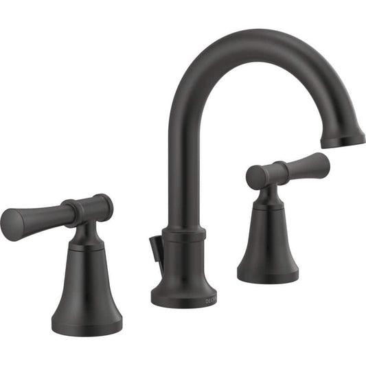 Chamberlain 8 in. Widespread 2-Handle Bathroom Faucet in Matte Black