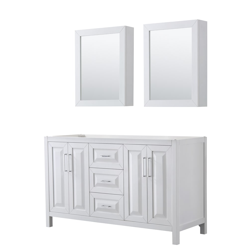 Daria Double Bathroom Vanity - 59W x 35H x 21.5D
