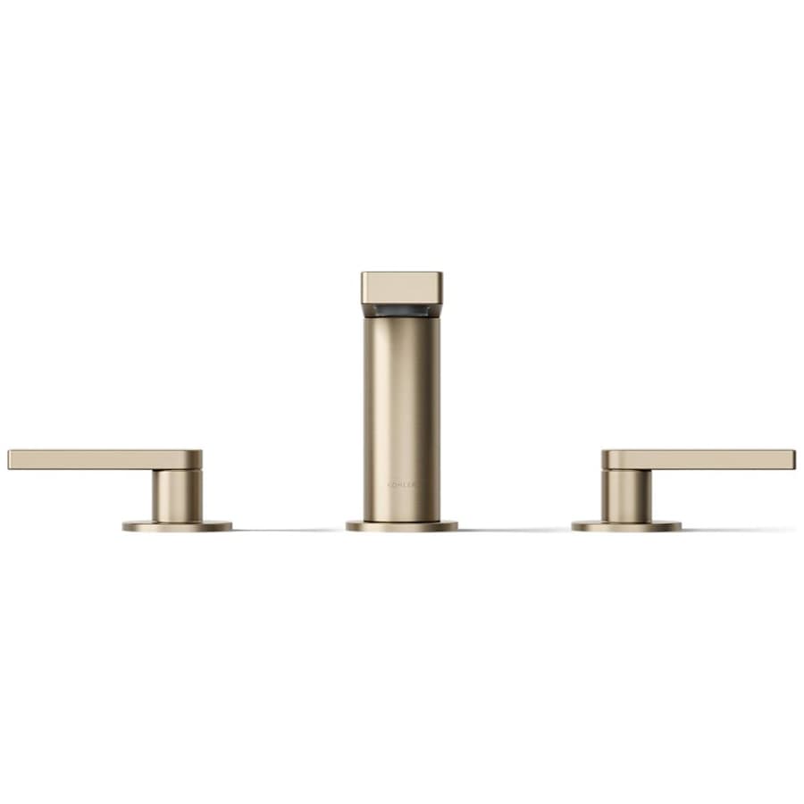 Composed Widespread Bathroom Faucet with Lever Handles - Pop Up Included