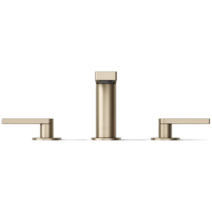 Composed Widespread Bathroom Faucet with Lever Handles - Pop Up Included