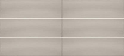 Stencil Beige Rectangle, Half Moon 4X12 Matte