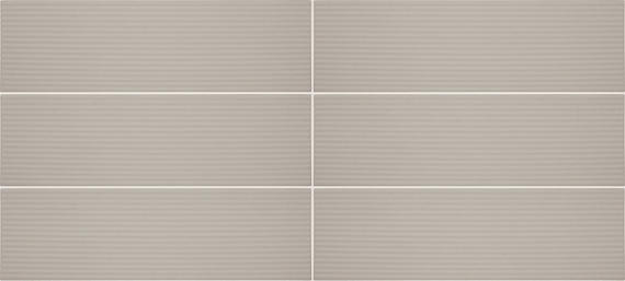 Stencil Beige Rectangle, Linear 4X12 Matte