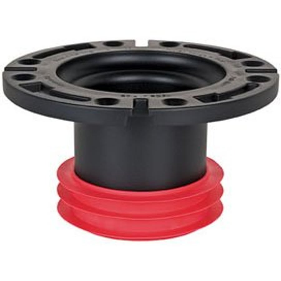 PushTite™ DWV Closet Flange, 4 in, Hub, ABS
