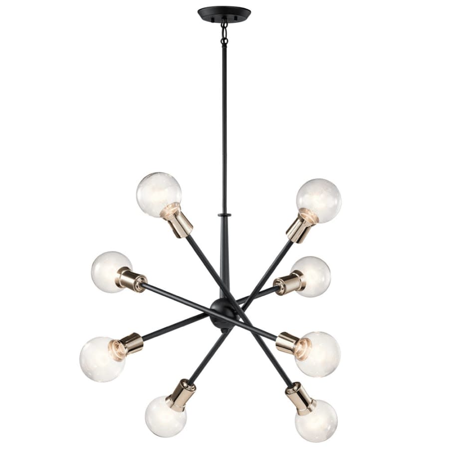 Armstrong 8 Light 30" Wide Sputnik Chandelier