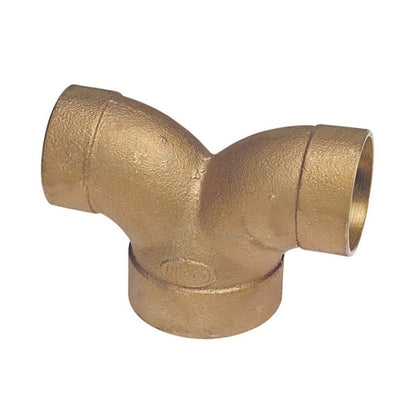 DWV Double 90 deg Elbow, 2 in, C, Copper