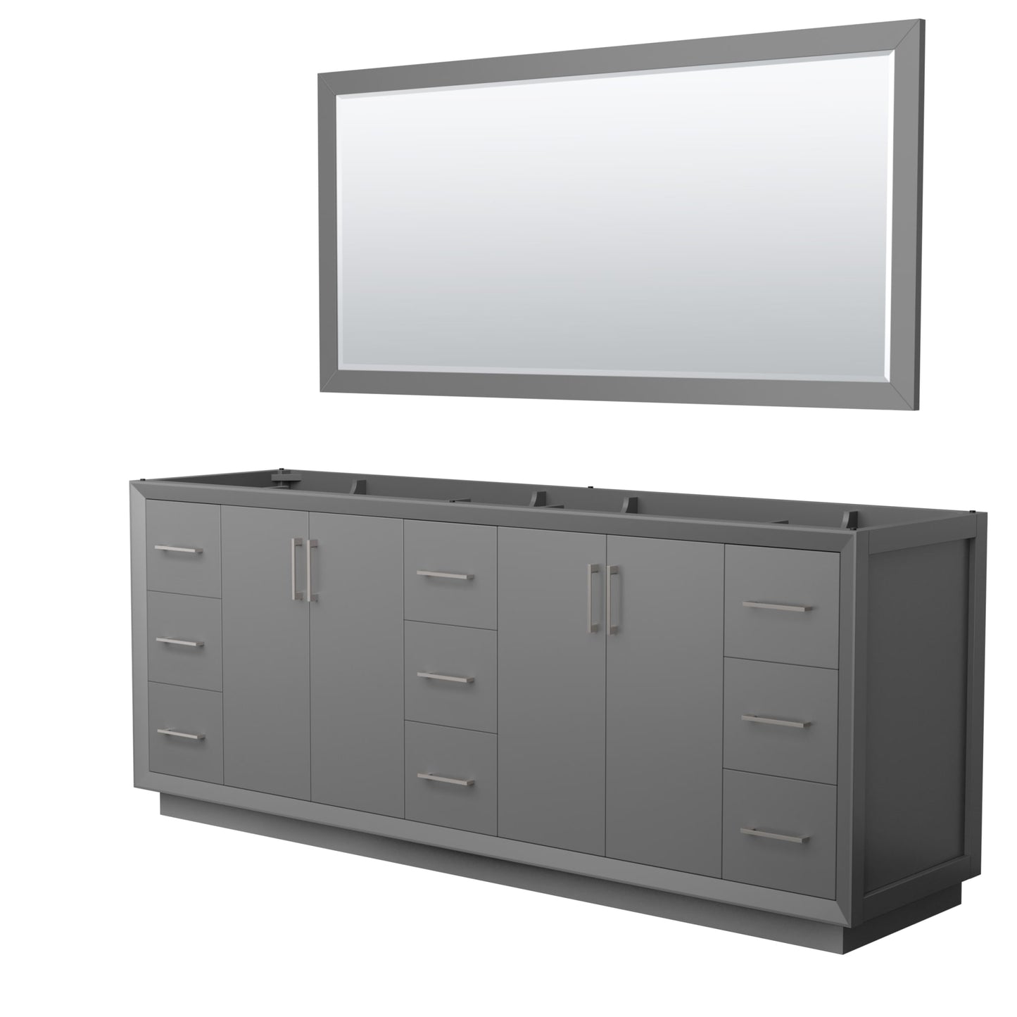 Strada Double Bathroom Vanity - 83.25W x 34.25H x 21.75D