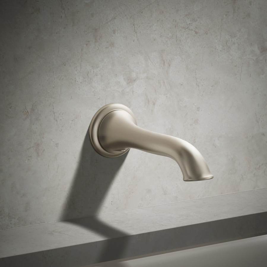Artifacts Non Diverter Wall Mounted Tub Spout with Flare Design