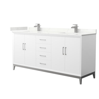 Amici Double Bathroom Vanity - 72W x 35.25H x 22D