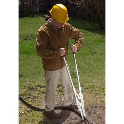 Standing Shut-Off Tool With Cast Jaw, 3/4 to 1 in, Metal