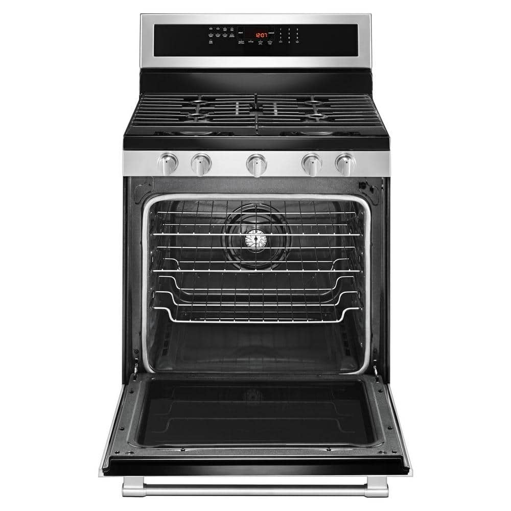 5.8 cu. ft. Gas Range with True Convection in Fingerprint Resistant Stainless Steel