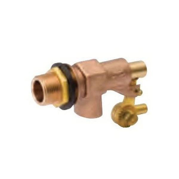 Thread Outlet Float Valve, 1/2 in, Male Inlet x Plain, 125 psi