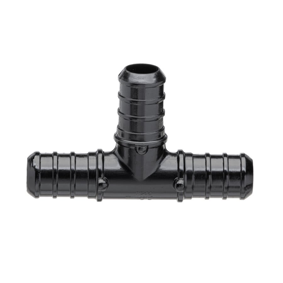 QickSert CR® Tee, 1/2 in, Crimp PEX, Poly