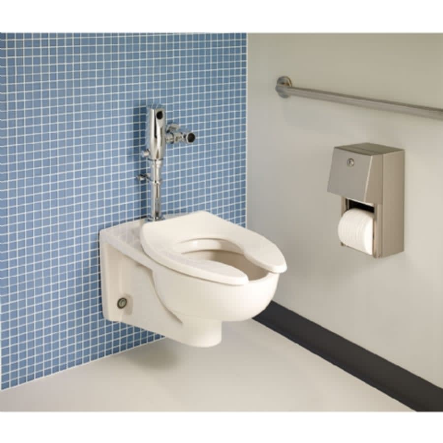 Afwall Millennium Elongated Toilet Bowl Only With EverClean Surface and Top Spud - Less Seat and Flushometer