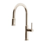 Kitchen Faucet, Deck Mount, ADA, 1 Lever Handle, 1-Hole, Stainless Steel