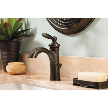 Single Handle Single Hole Bathroom Faucet from the Brantford Collection (Valve Included)