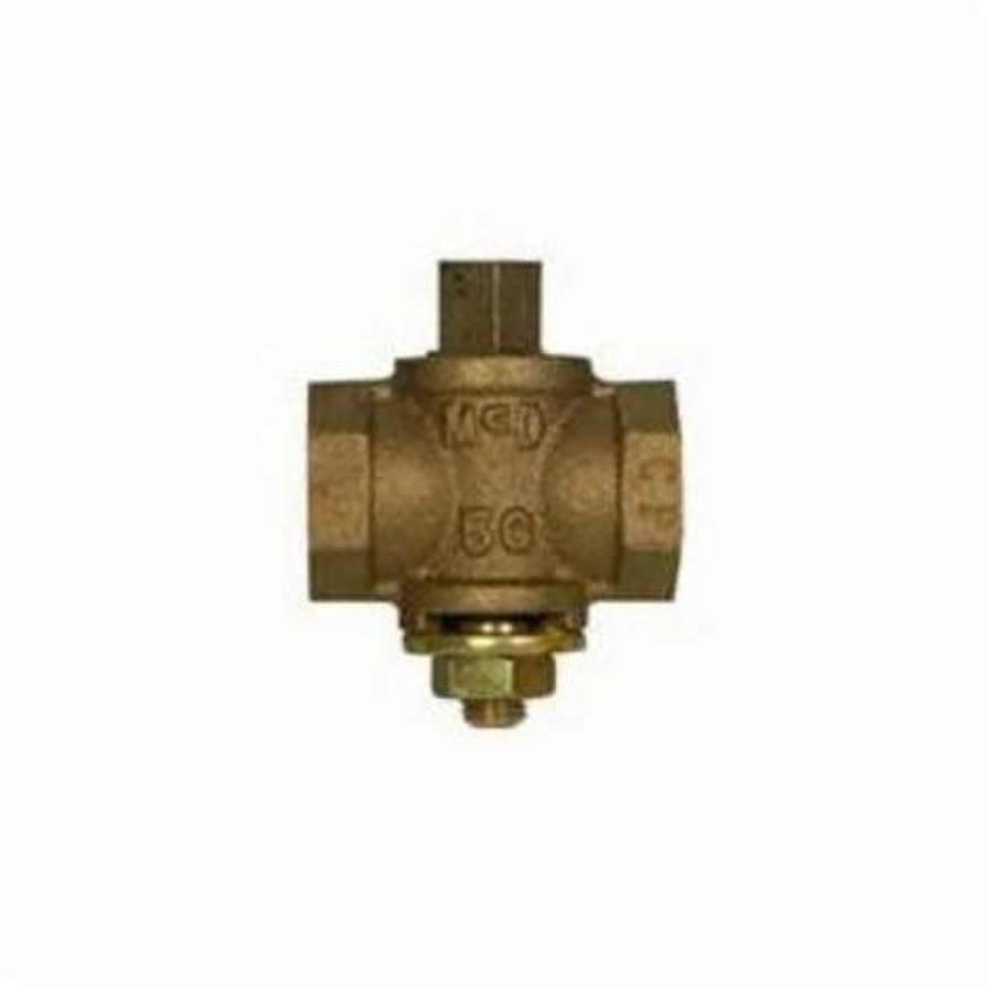 Plug Valve, 1/2 in, FNPT, Brass