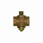 Plug Valve, 1-1/4 in, FNPT, Brass