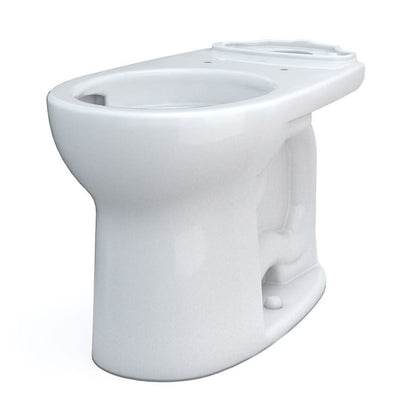 Drake® Toilet Bowl, Floor Mount, 12 in Rough, ADA, Round, White