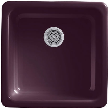 Iron/Tones 20-7/8" Undermount Single Basin Enameled Cast Iron Bar Sink