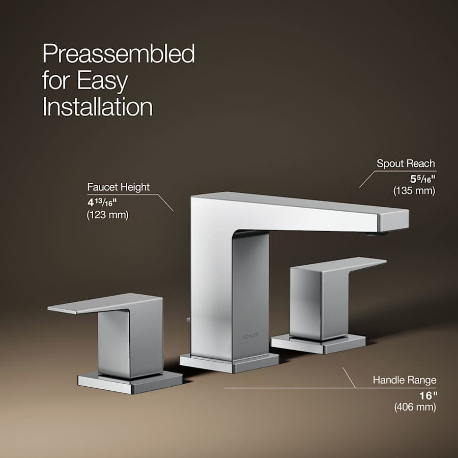 Honesty 1.2 GPM Widespread Bathroom Faucet with Pop-Up Drain Assembly