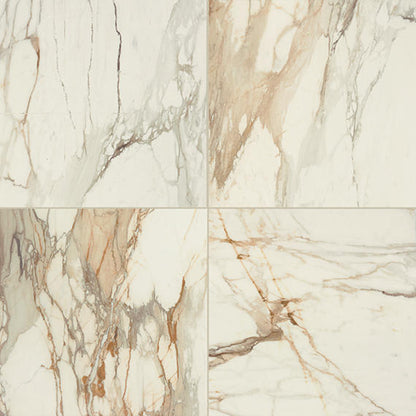 Panoramic Duet Calacatta Topaz Rectangle 12X24 Polished