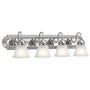 4 Light 30" Wide Bathroom Vanity Light