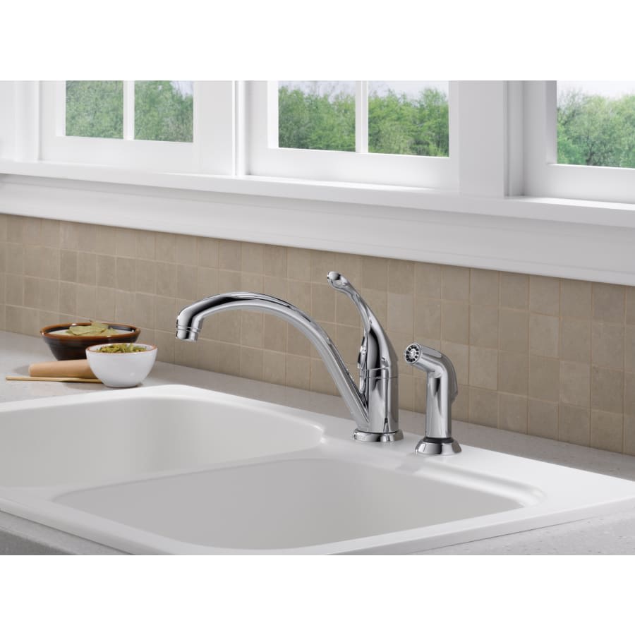 Collins Kitchen Faucet with Side Spray - Includes Lifetime Warranty