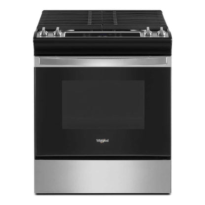 30"W 5.0Cuft Slide In 4B Gas Range Stainless Steel