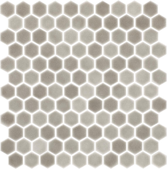 Uptown Glass Matte Frst Moka Hexagon 1X1 Matte