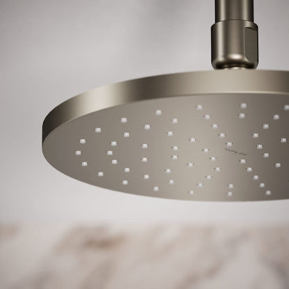 Contemporary Round 8" Single Function 2.5 GPM Rainhead with MasterClean Sprayface and Katalyst Air-Induction Technology