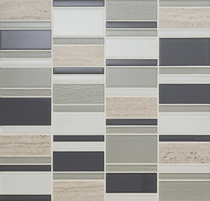 Serentina Tranquility Herringbone 5/8X2 Glossy