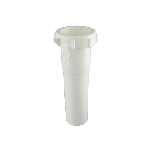Tubular Extension, 1-1/2 in, Tube x Slip Joint, White