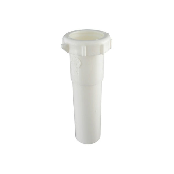 Tubular Extension, 1-1/2 in, Tube x Slip Joint, White