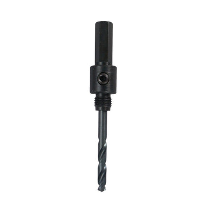 Standard Hole Saw Arbor, 1/2 in, 1/4 in, Pilot Drill, Steel