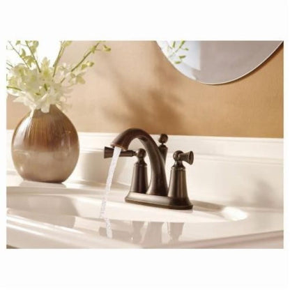 Wynford™ Centerset Lavatory Faucet, ADA, 2 Handle, 2-Hole, 1.2 gpm, Brushed Nickel