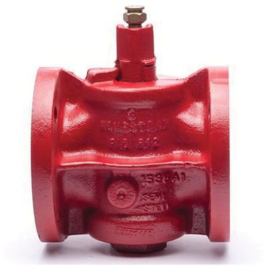Plug Valve, 2-1/2 in, Flange, Cast Iron