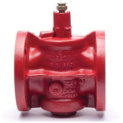 Plug Valve, 2-1/2 in, Flange, Cast Iron