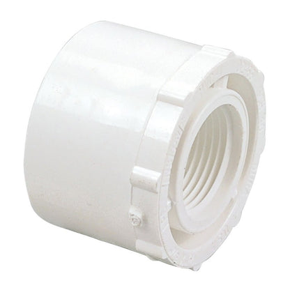 Bushing, 3 x 2-1/2 in, Spigot x FNPT, SCH 40/STD, PVC