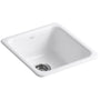 Iron Tones 17" Undermount Single Basin Cast Iron Kitchen Sink