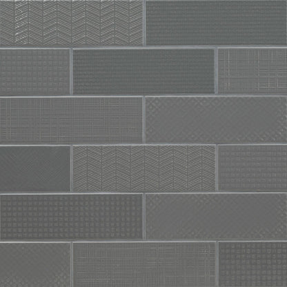 Urbano Graphite 3d Mix Tile
