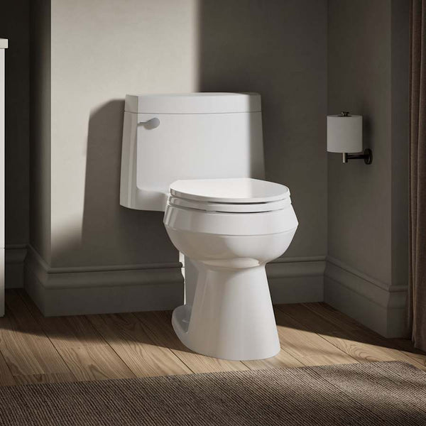 Cimarron 1.28 GPF Elongated One-Piece Comfort Height Toilet with AquaPiston Flush Technology - Seat Included