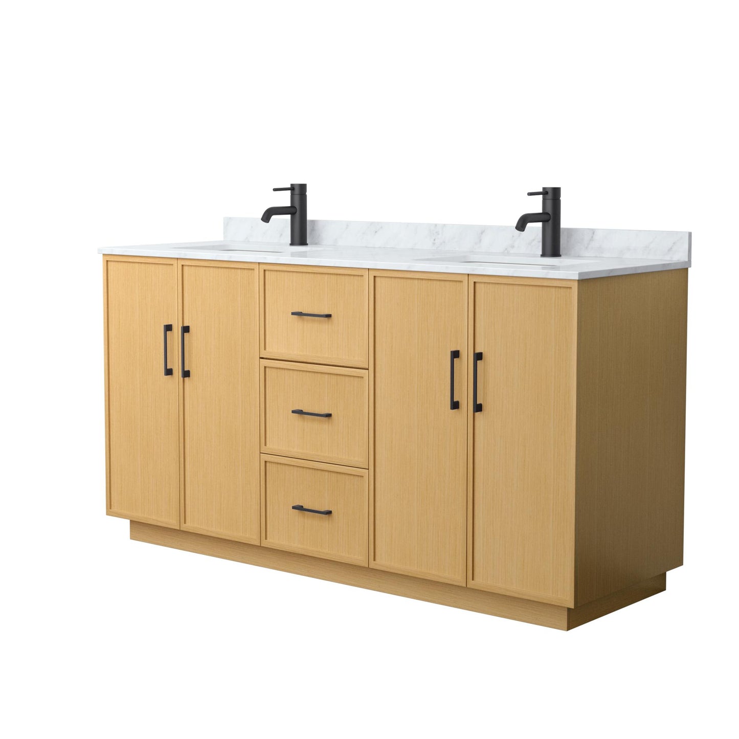 Elan Double Bathroom Vanity with Toe Kick - 66W x 35H x 22D