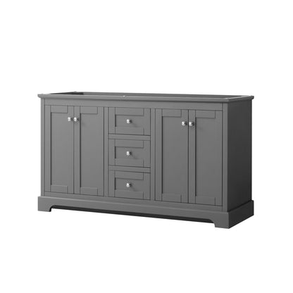 Avery Double Bathroom Vanity - 59.25W x 34.25H x 21.75D