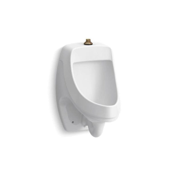 Dexter™ Flat Back Urinal, ADA, Top Spud, 0.125/1 gpf, White