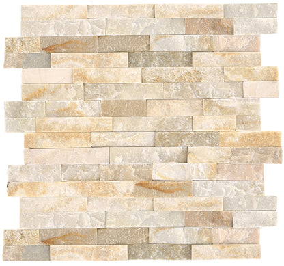 Stacked Stone Golden Sun Stacked, Natural Cleft 6X24