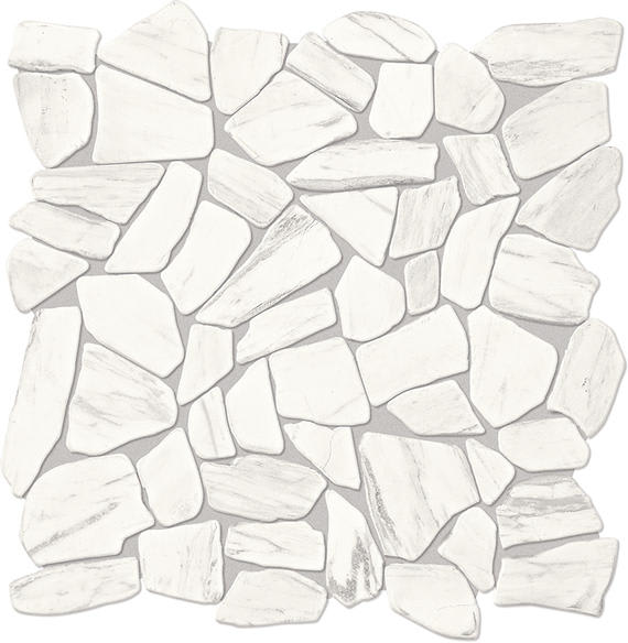 Raine Stratus White Hexagon 2X2 Honed
