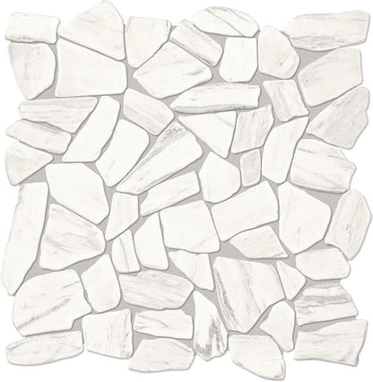 Raine Stratus White Hexagon 2X2 Honed