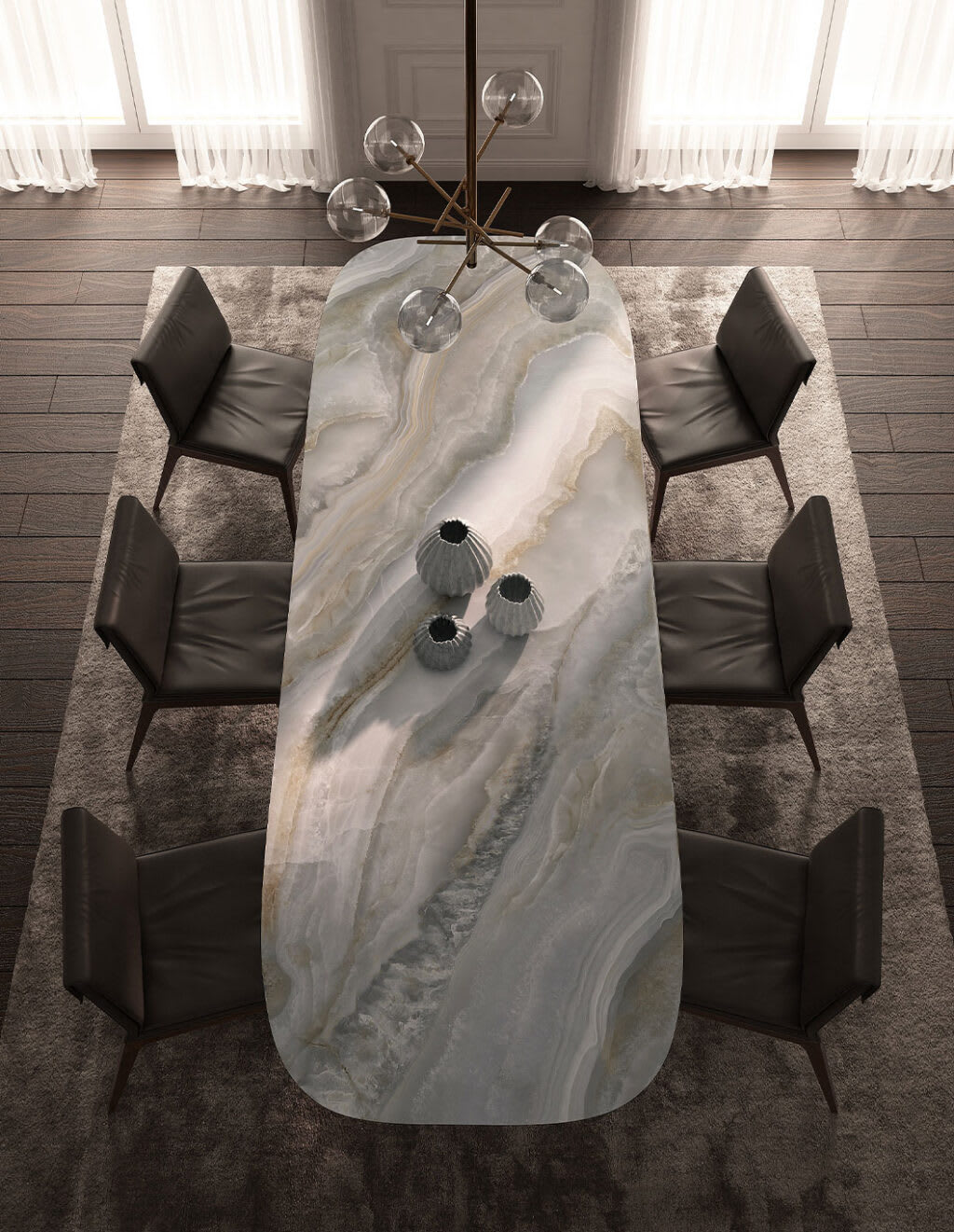 Diamond Onice Grigio Lucidato Starlit